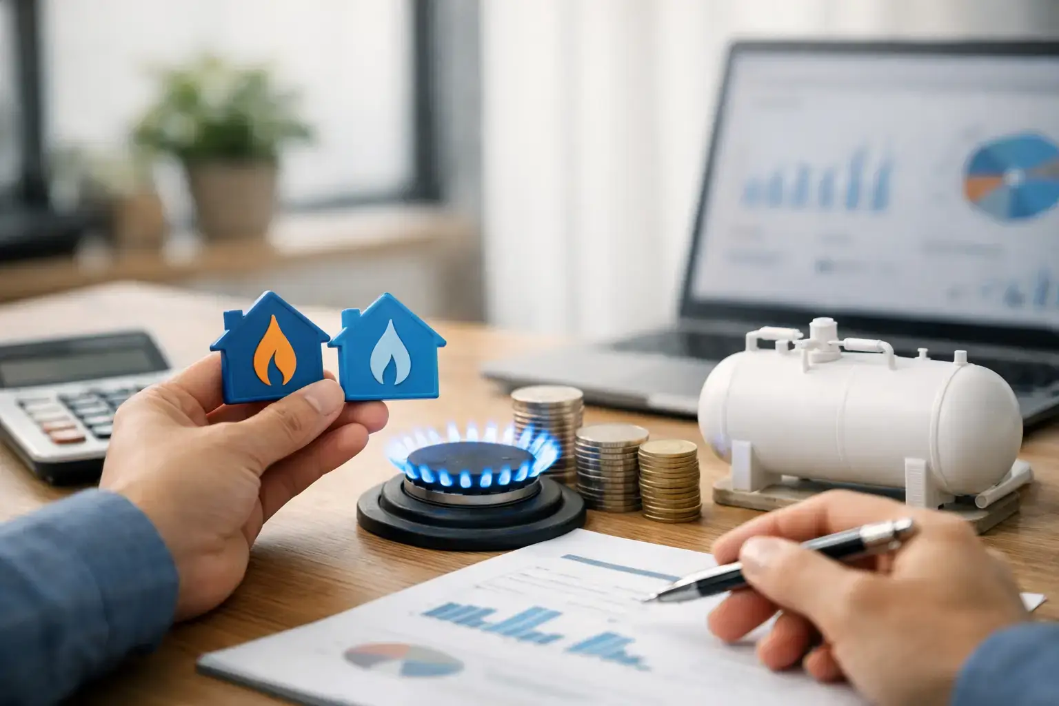 Comparar comercializadoras de gas sin pagar de más