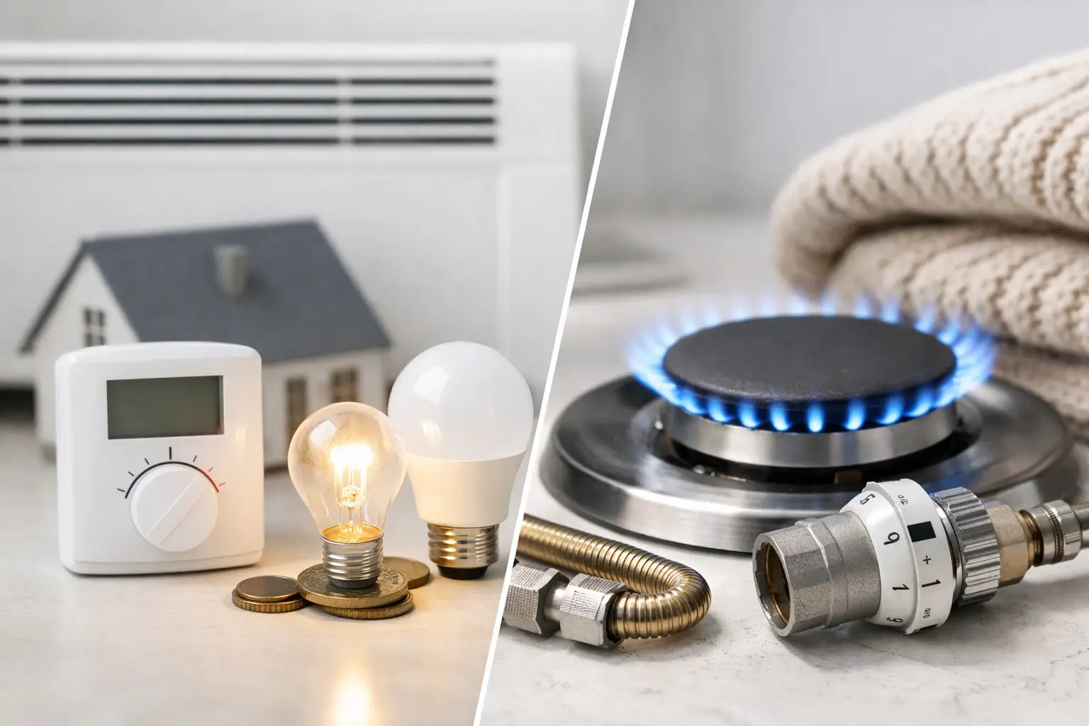 Luz o gas para calefacción: qué te conviene