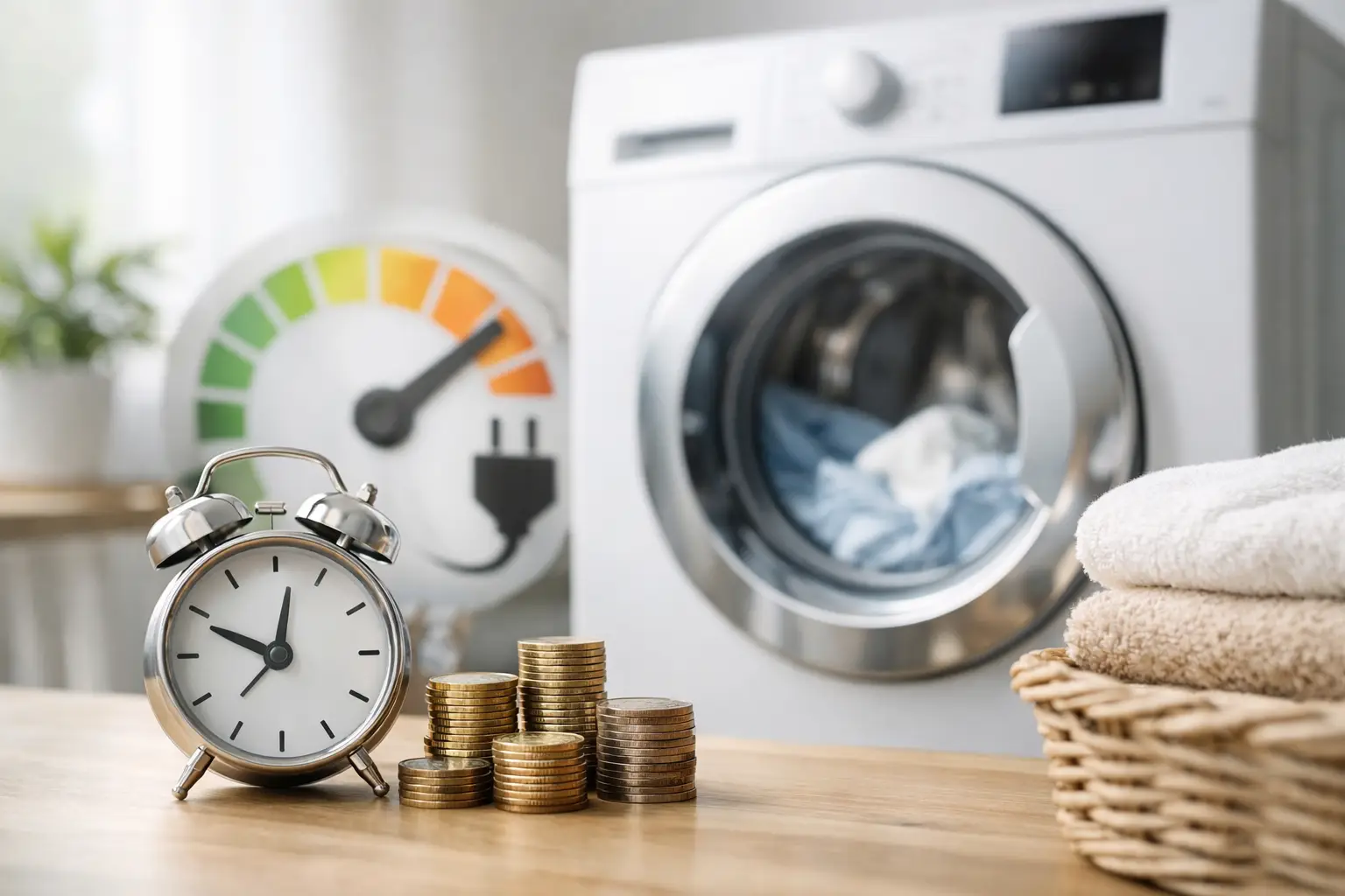 Mejores horarios para lavadora y pagar menos