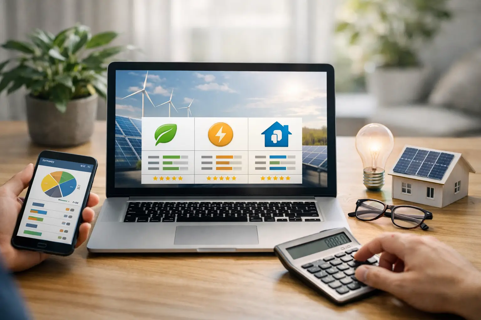 Review de comparadores de energía que convienen