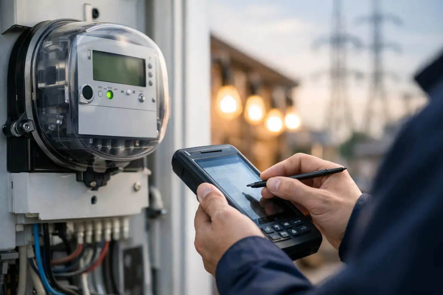 Lectura de contador digital y consumo eléctrico